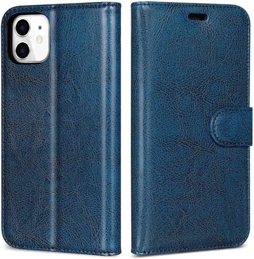 Étui portefeuille iPhone 12 cuir véritable idéal pour vos déplacements