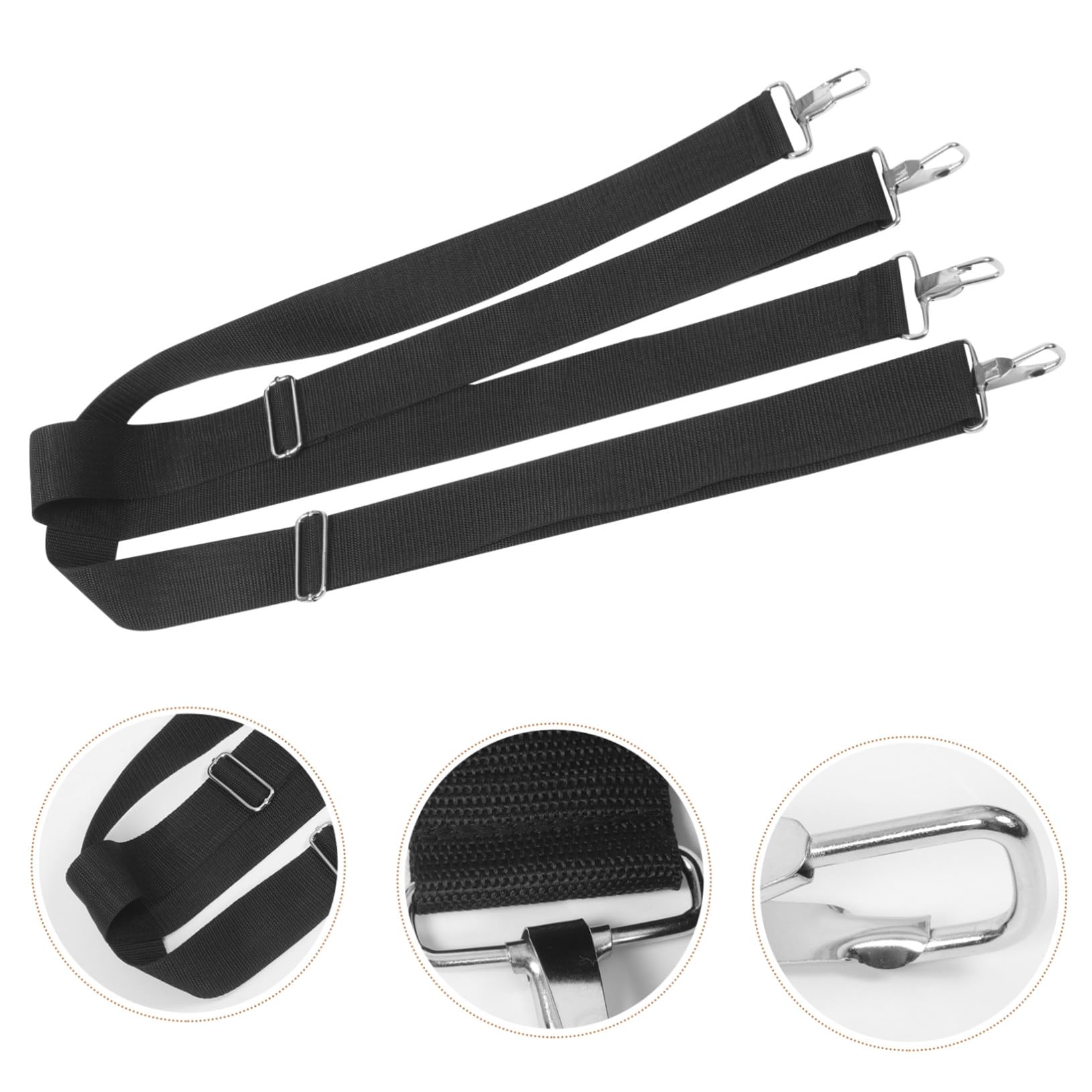 Verstellbarer mit Bequemem Tragegurt Marschtrommel aus Nylon Schultergurt zur Handfreiheit für Snare Drum bei Parade und Performance