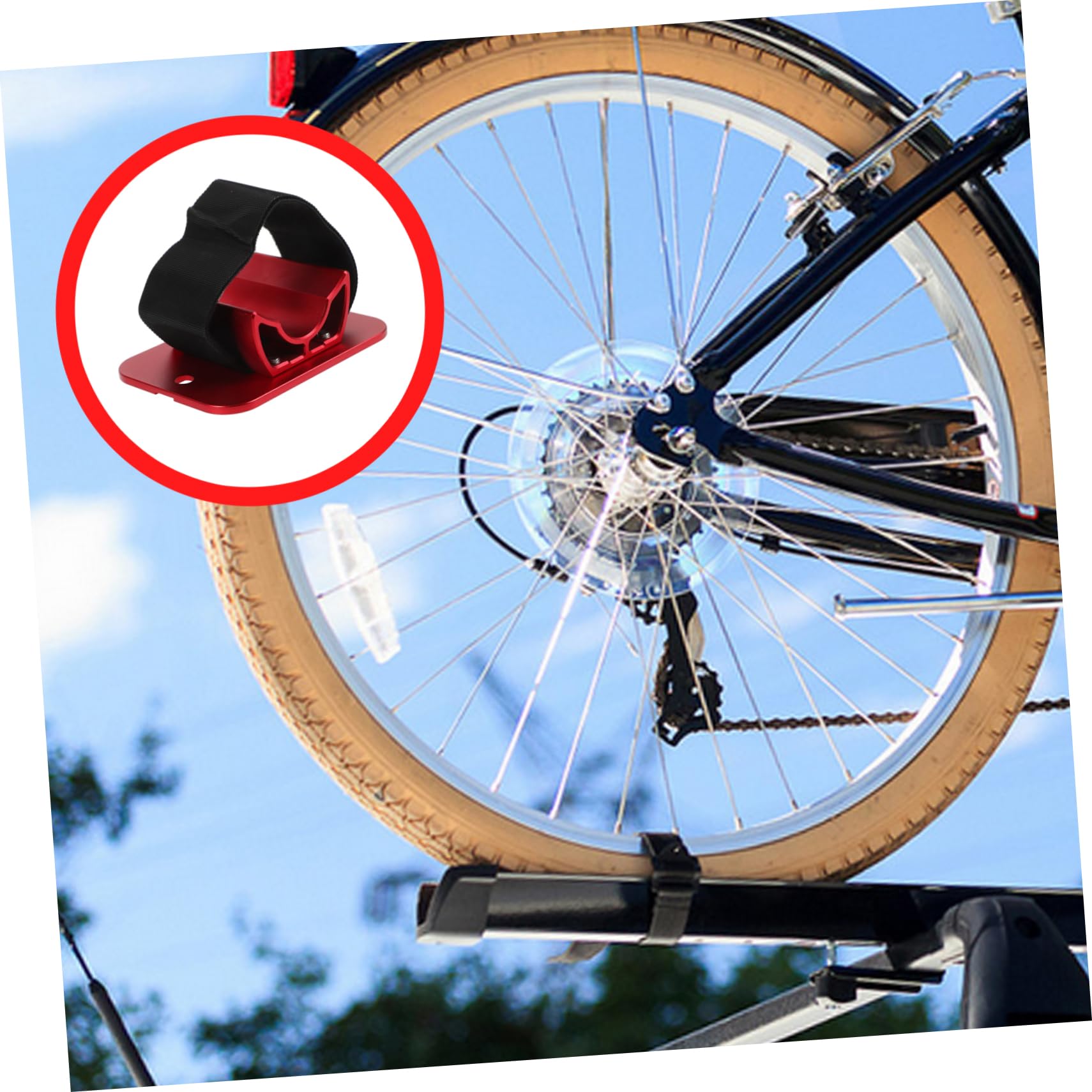 Happyyami Portapacchi per Biciclette per Posteriore Facile Installare Compatibile Auto