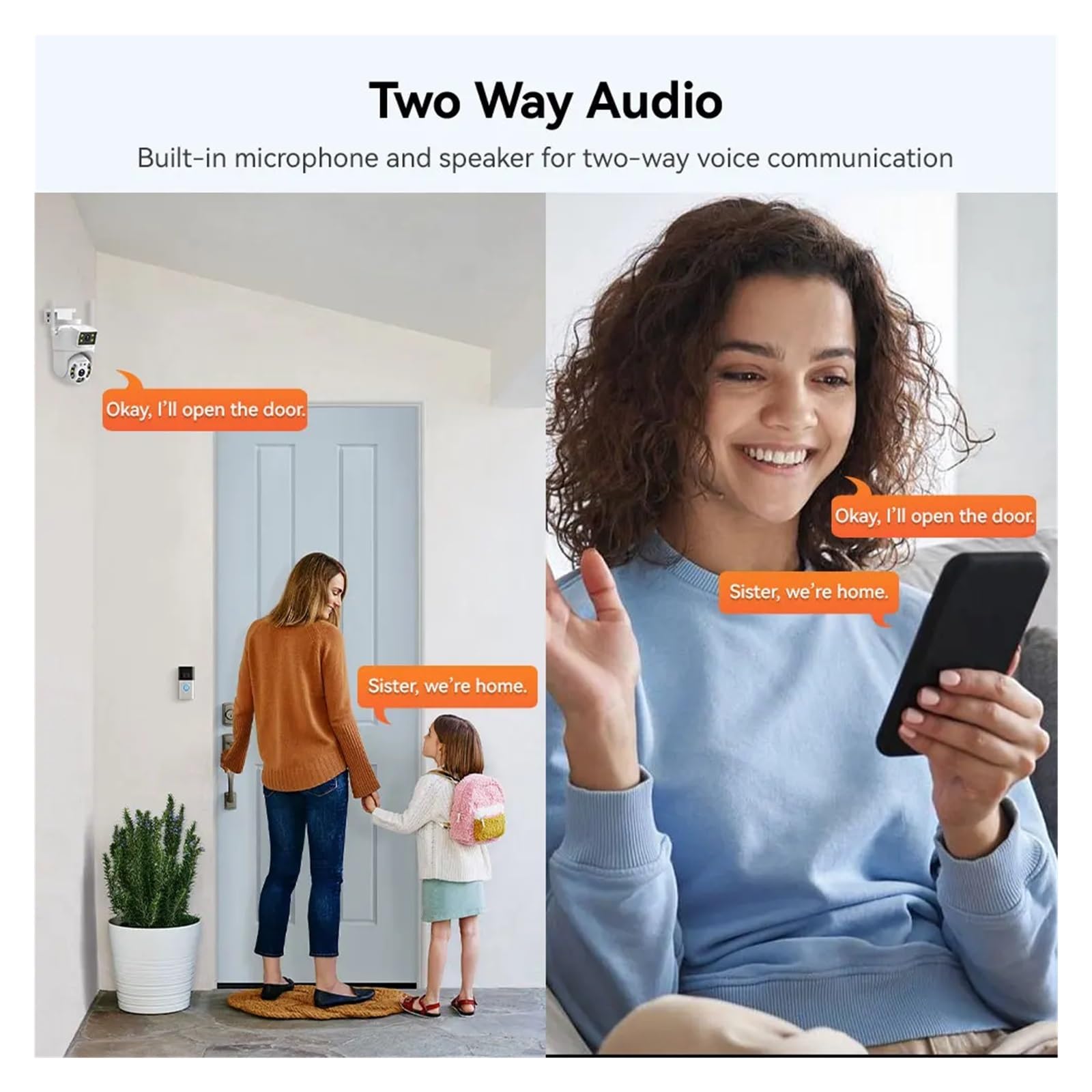 Caméra PTZ WiFi à Double Objectif 8MP 4K