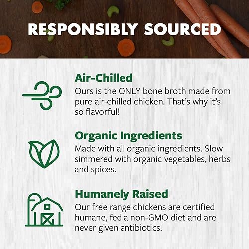 Miniatura 3 de Smart Chicken Caldo de pollo orgánico (Pho, 16.9 onzas (paquete de 6))
