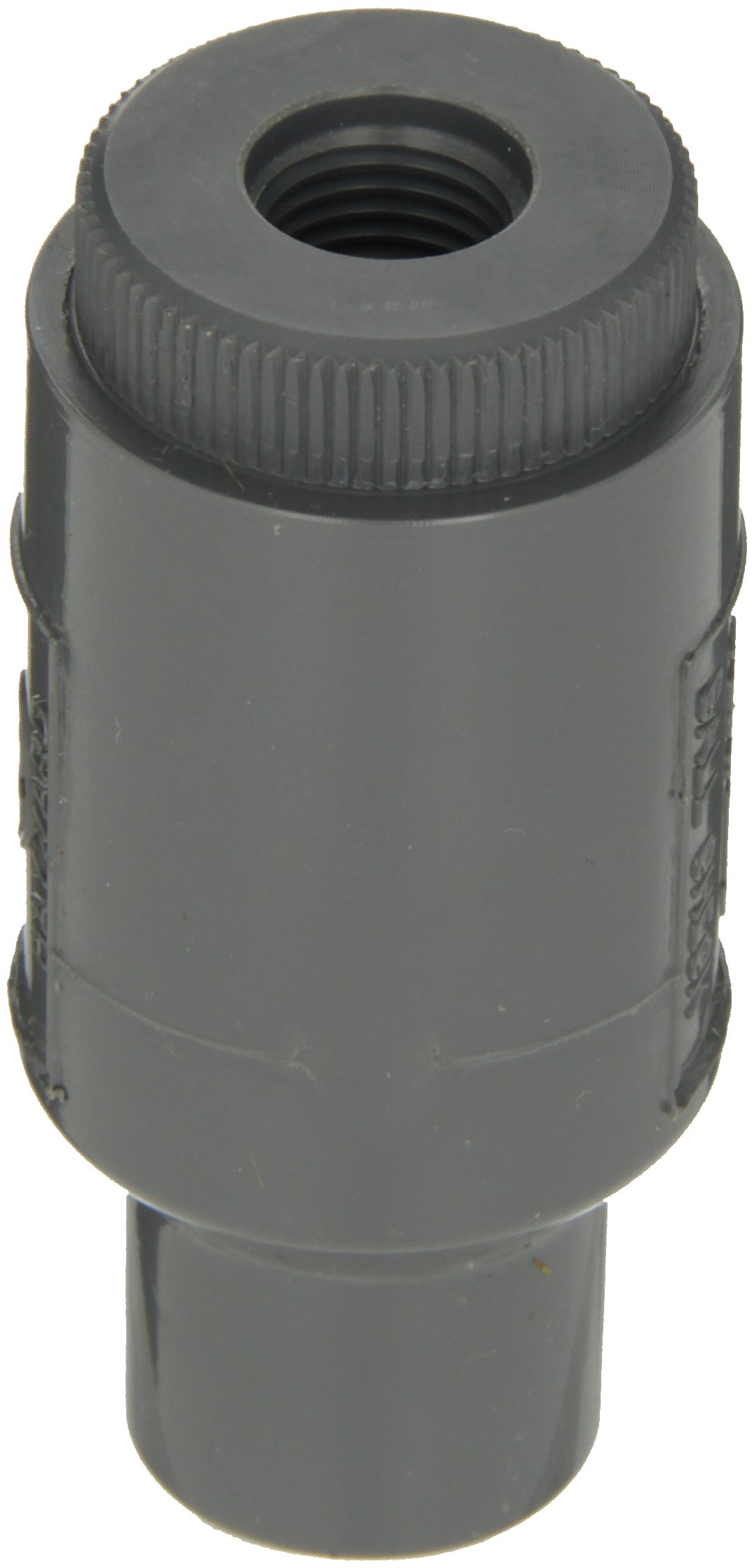 Hayward TC10025T Series TC True Union Ball Check Valve, Threaded End, PVC with FPM Seals, 1/4