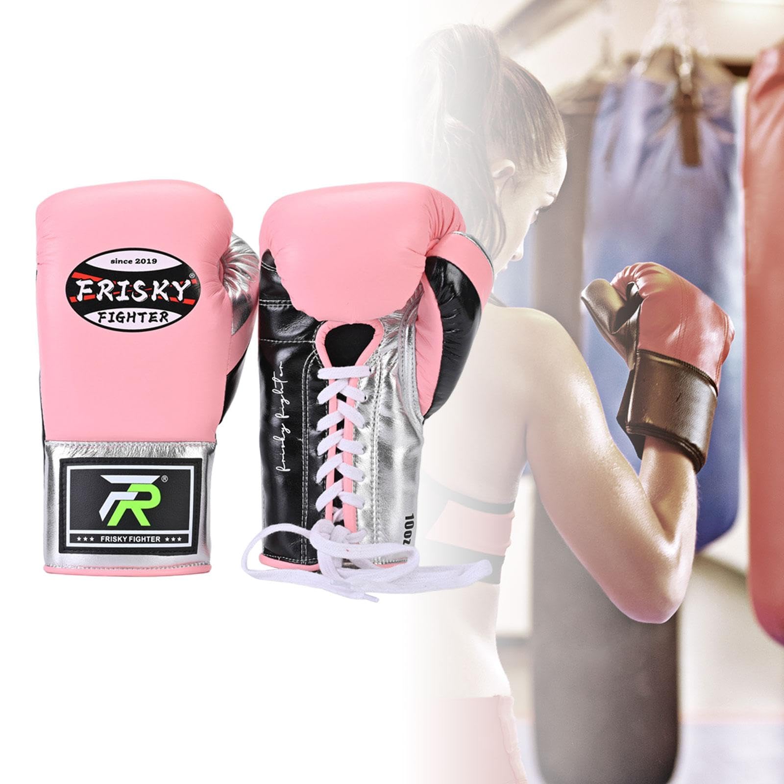 Guantoni da Guanti Sacco Pugilato Fitness Antistrappo PU Chiusura Facile Comfort Protezione Adulti Adatti a Allenamento Compleanno Palestra