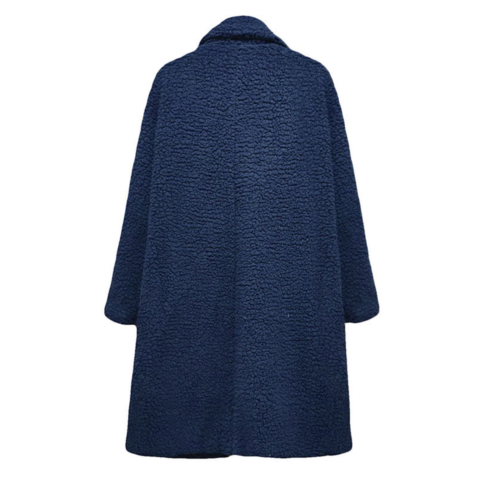 Chaqueta Mujer Invierno Abrigos De Cazadora Forro Polar，Abrigo forro polar para mujer con cremallera diseño de manga larga y corte clásico ligero ideal para el día a día