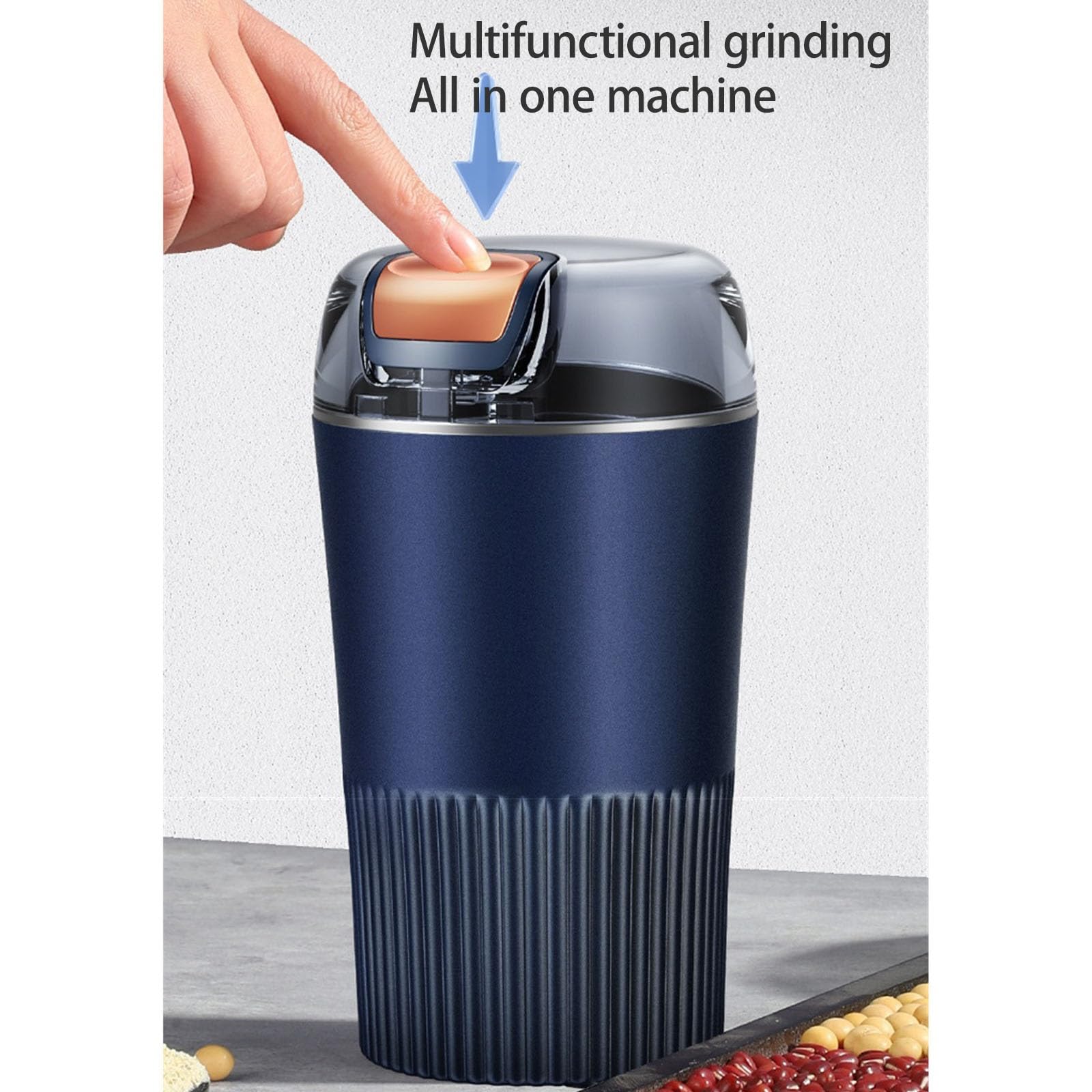 Eléctrico Portátil Triturador Pastillas Molienda Rápida Triturador De Pastillas for Medicamentos Pequeños Y Grandes, Machacador De Pastillas for Hierbas, Especias, Café(Red)