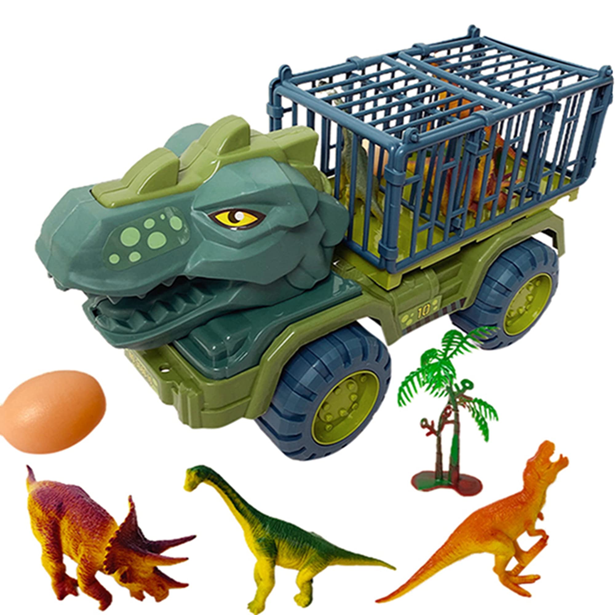 Buy Dinosaur Toy Truck, Kids Dinosaur Transport Car Carrier Truck with