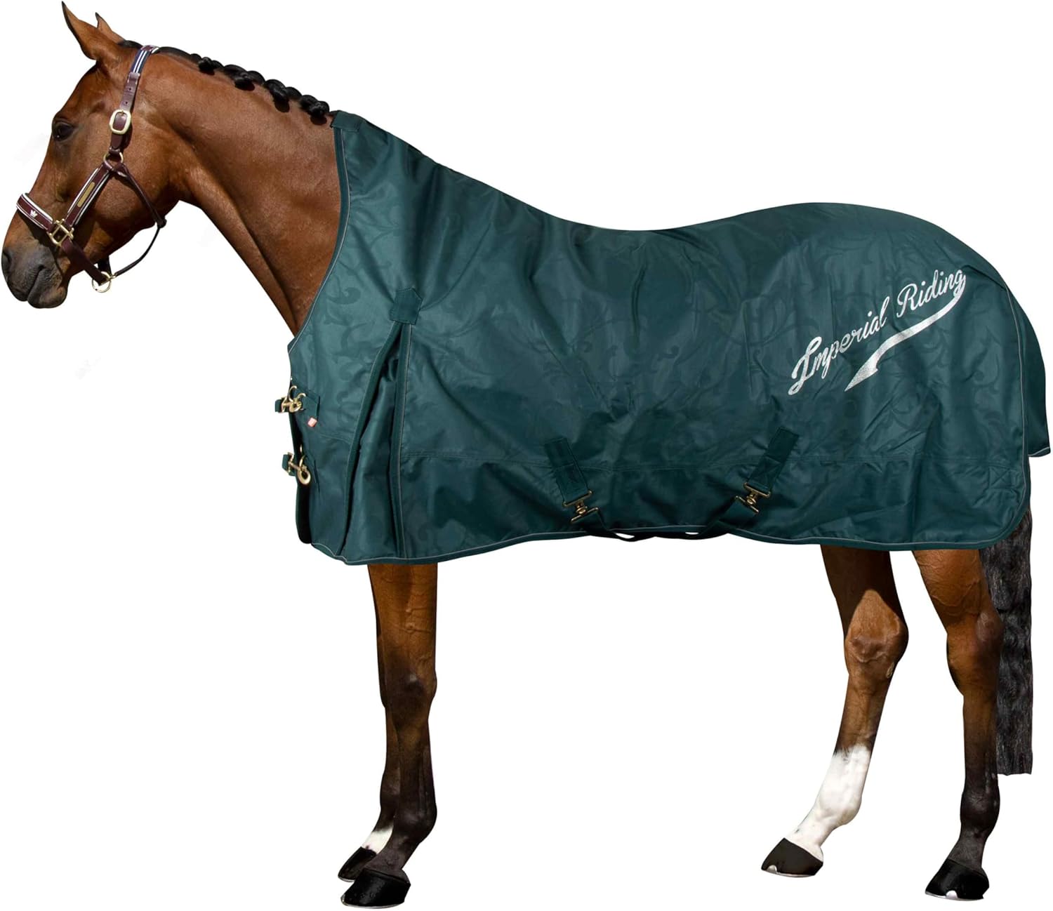 Imperial Riding IRHSuper-Dry Outdoor Blanket, 200 g, Forest Green, 165