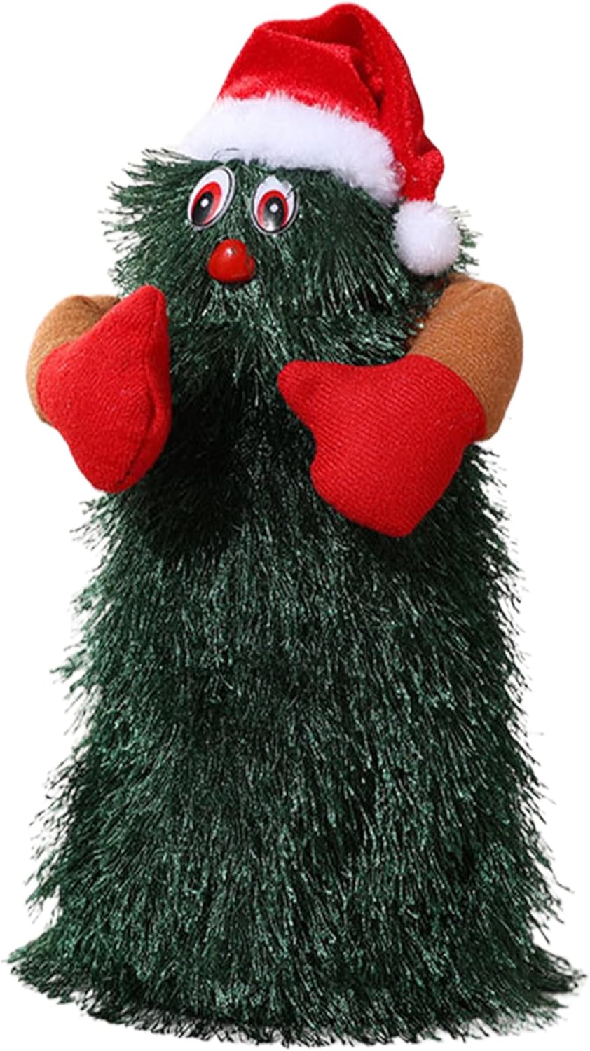 Animated Christmas Decorations, 10.6x6.3 Rotating Christmas Tree