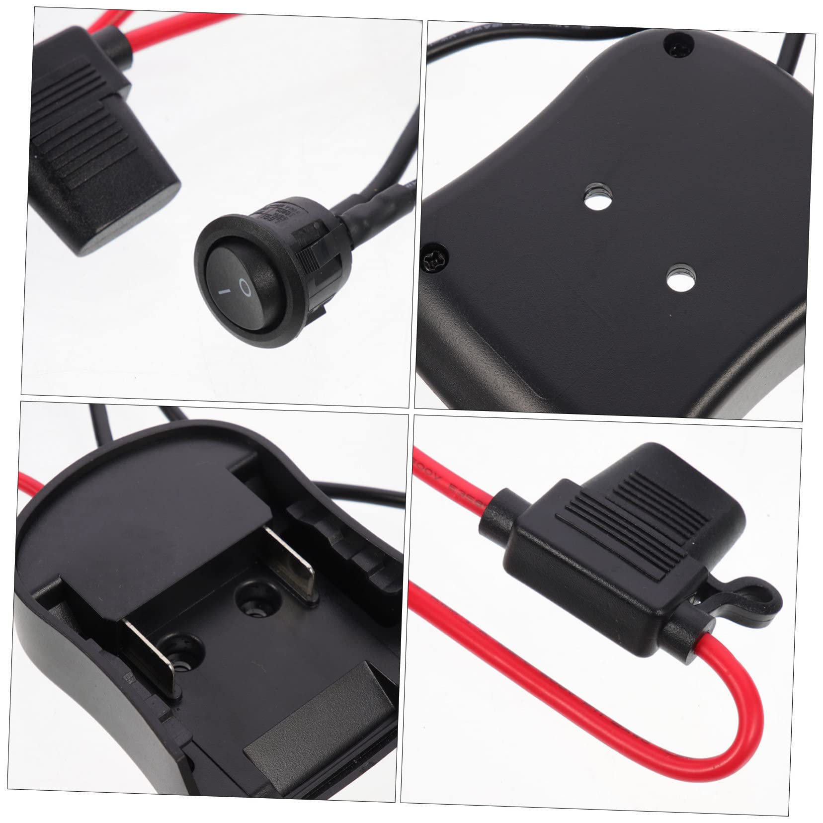 Operitacx Adaptador De Batería De 18 V 3 Unidades Adaptador De Voltaje para Batería Convertidor De De Rueda De Potencia para De Camión De
