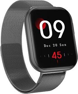 TZFSTV Fitness Tracker with Bluetooth Call, Sedentary Reminder, Information Push, Multi-Sport Mode, Men Women'S Health Tracking, Pedometer Calories,IP67 Water Resistant,Black