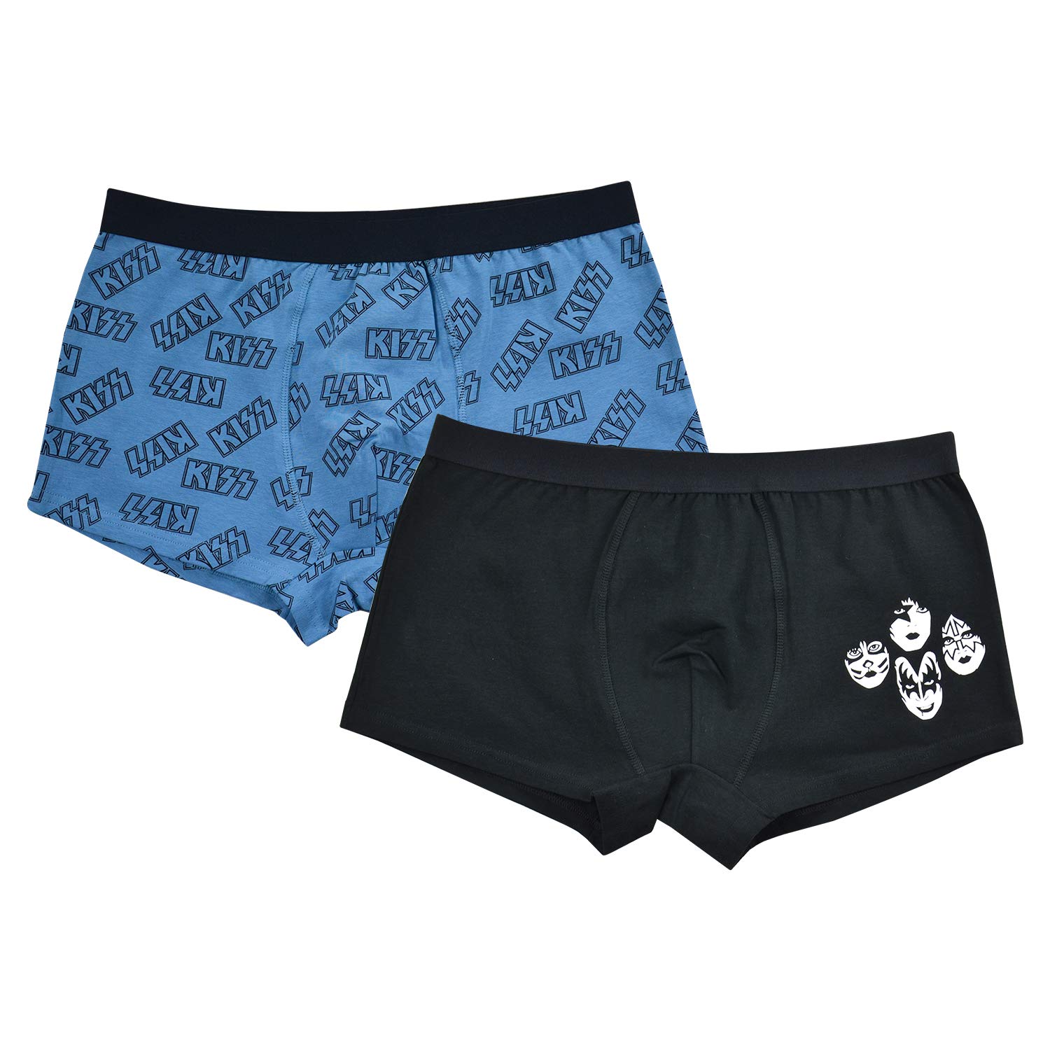 United Labels NASA Boxershorts Für Jungen – 2er Pack, 100% Baumwolle, Grau/Blau, Retro-Design