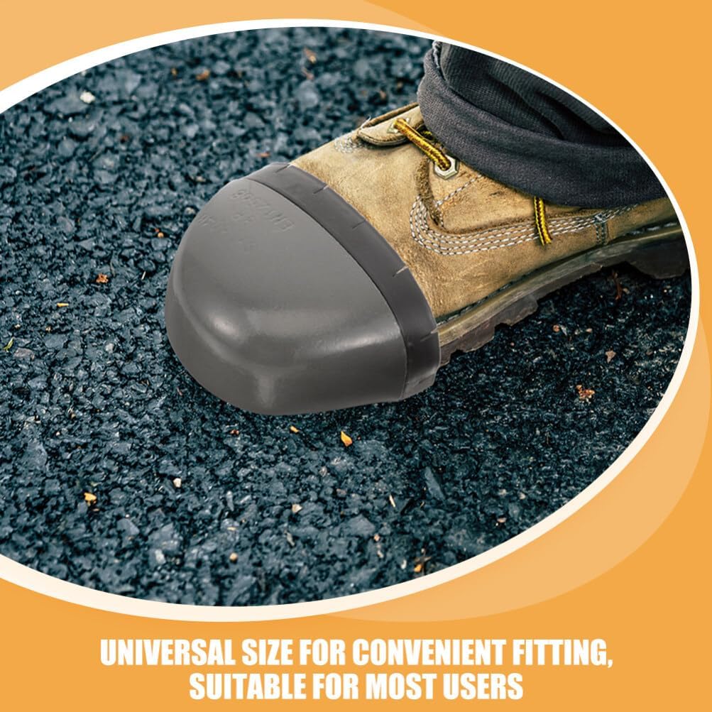 Gadpiparty 2pairs Sturdy Toe Protectors Toe Sleeve Covers for Safety and for Men and Women Puncture and Smash Resistance