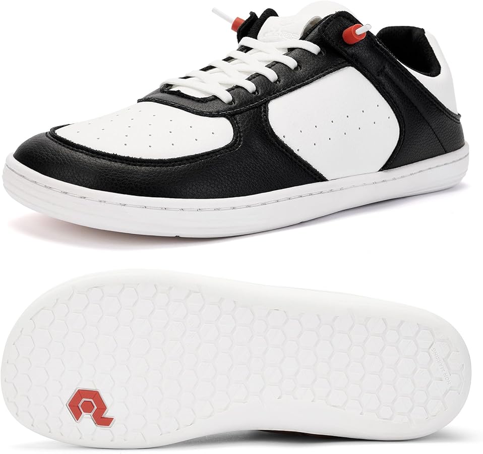 barefoot dress shoes mens Amazon.com | Pulltop Men's Wide Toe Box Barefoot Dress Shoes - Minimalist  Zero Drop Slip On Walking Non Slip Shoes Black Size 9 Wide