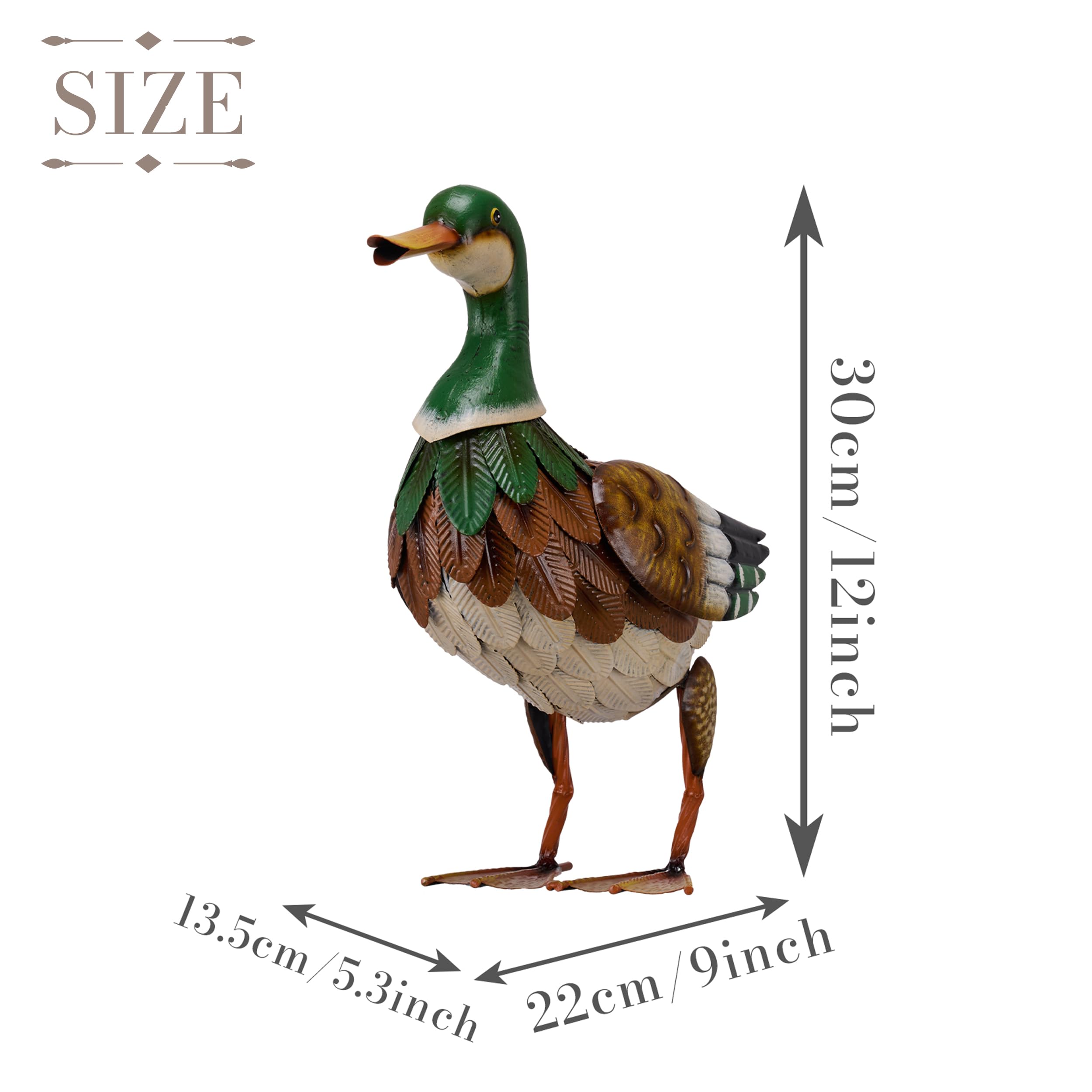 Amazon.com : TERESA'S COLLECTIONS Mallard Garden Decor for Outside