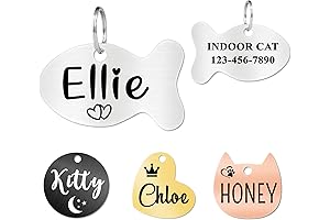 Ultra Joys Cat Tags Personalized Pet ID Tag