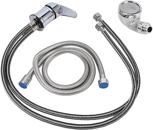 Miniatura 7 de Juego de rociador de grifo de cama de champú juego de interruptor de rociador de grifo de cama de champú chapado de aleación de zinc para club salón