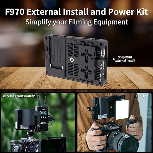 Miniatura 5 de FEELWORLD F6 Pro+Batería+Estuche de transporte de 5.5 pulgadas 1600nits de alto brillo DSLR Cámara Monitor de campo con pantalla táctil Forma de