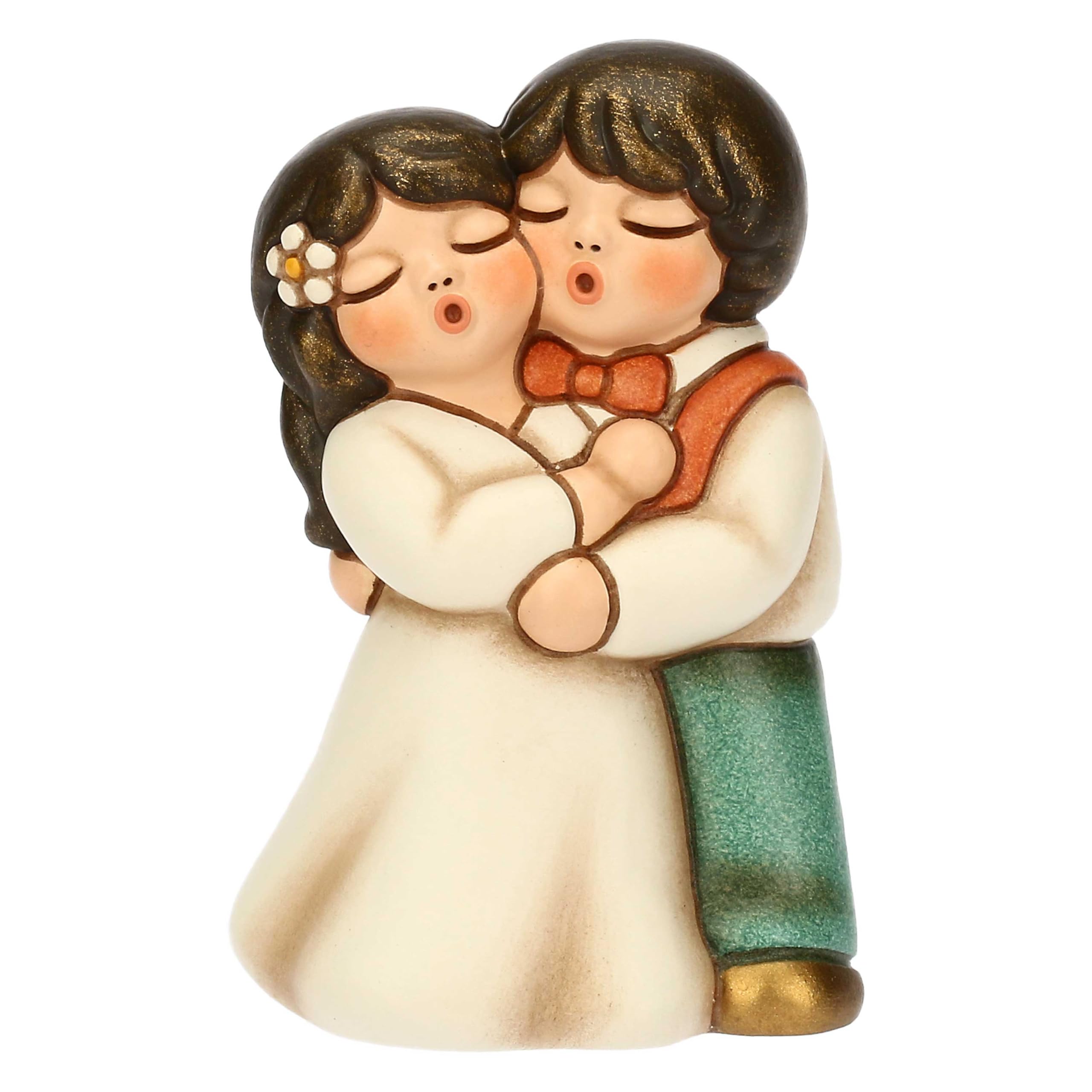 THUN - Small Embraced Brides - Ceramic - Favour Collection - 4.3 x 3.8 x 6.5 cm