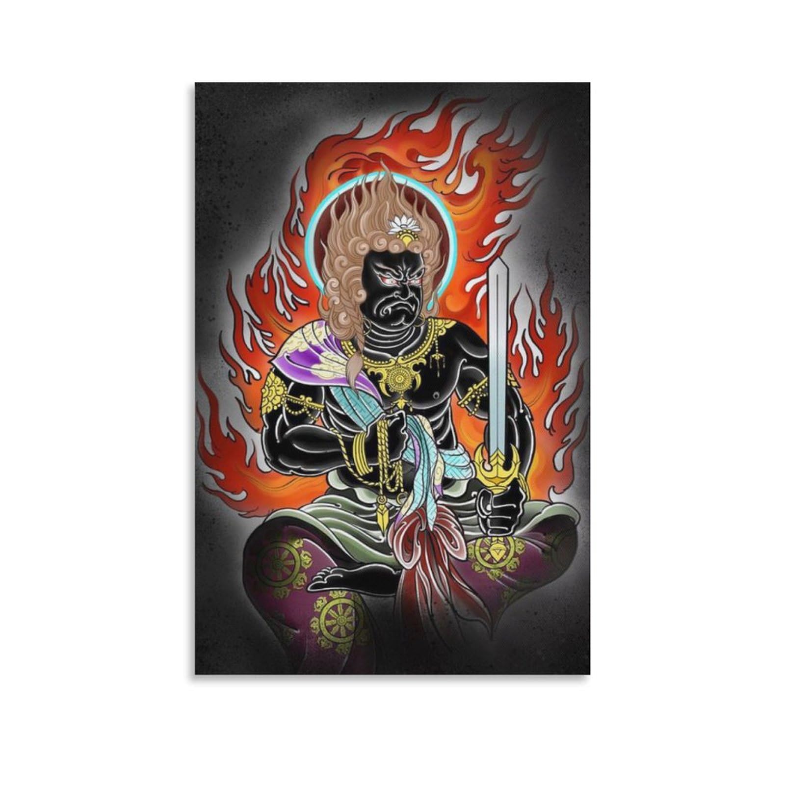 十二支お守り本尊『不動明王』ポスター番號2画像印刷プリント