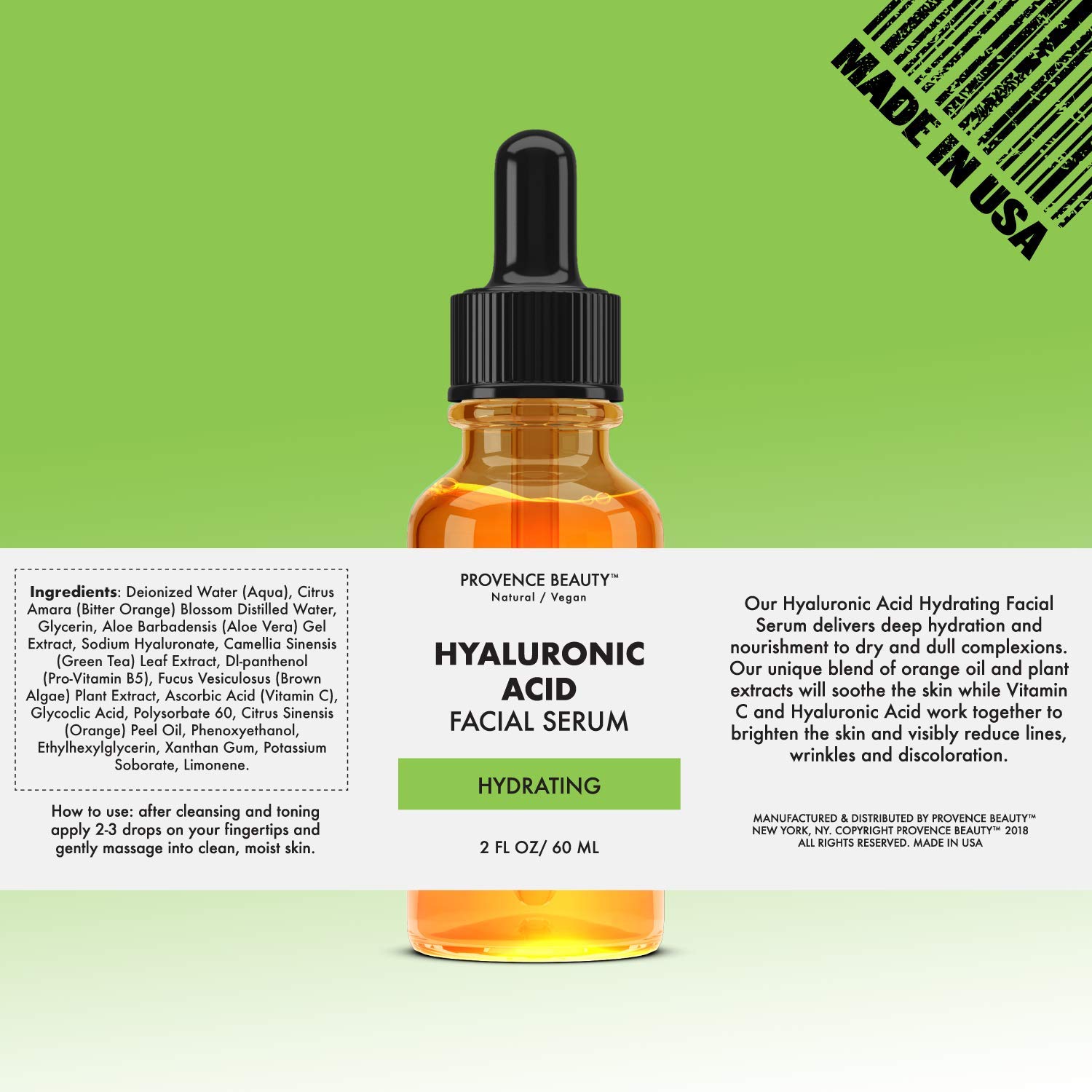 Amazon.com: BEAUTE DE PROVENCE Face Serum | Hydration and