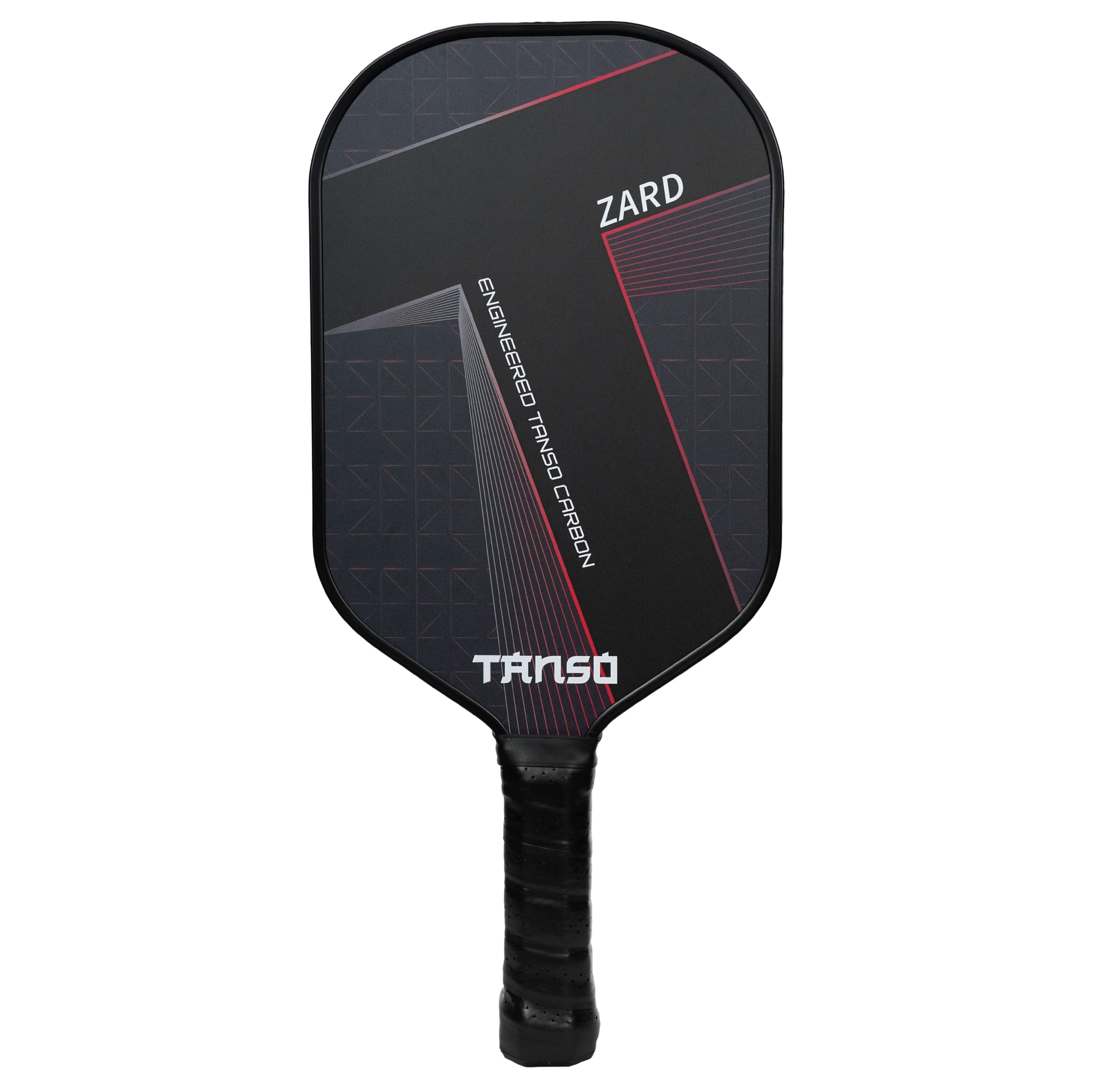 TANSO ZARD Graphite Pickleball Paddle with Free Full Racquet Cover (Roughened Carbon Fibre Surface Pickleball Paddle, 16mm Thick Honeycomb Core, Elongated 419mm for Maximum Power) (Flame) (B0D9NL6LTT) Amazon Price History, Amazon Price Tracker