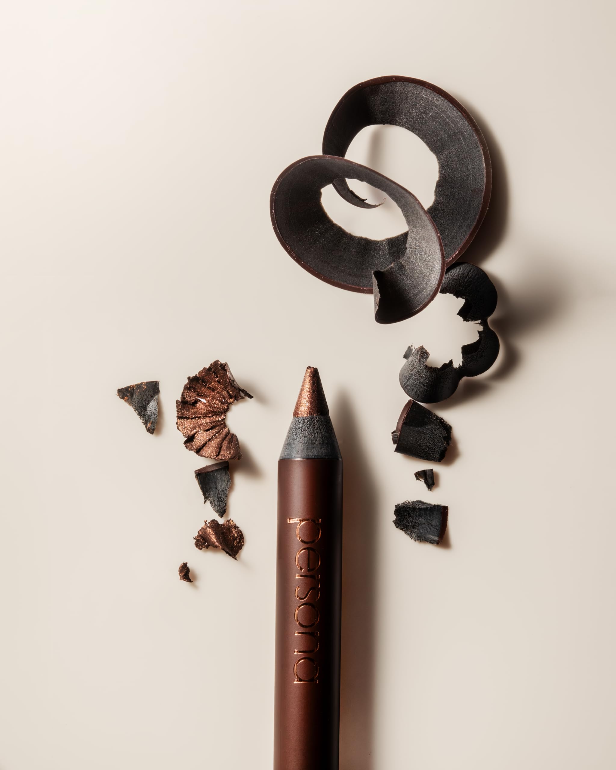PERSONA 24HR Chocolate Waterproof Eyeliner Pencil, Creamy & Sharpenable