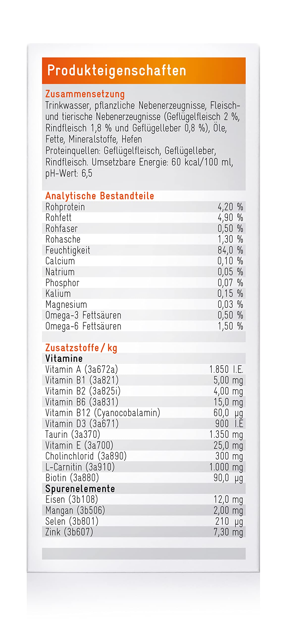 RECOACTIV Nieren Tonicum Katze – sehr schmackhaft, wenig Phosphor, hochverdauliche Proteine in Lebensmittelqualität. Entlastung der Nierenfunktion, regt Appetit an, ideal für Senioren, flüssig 3x90 ml