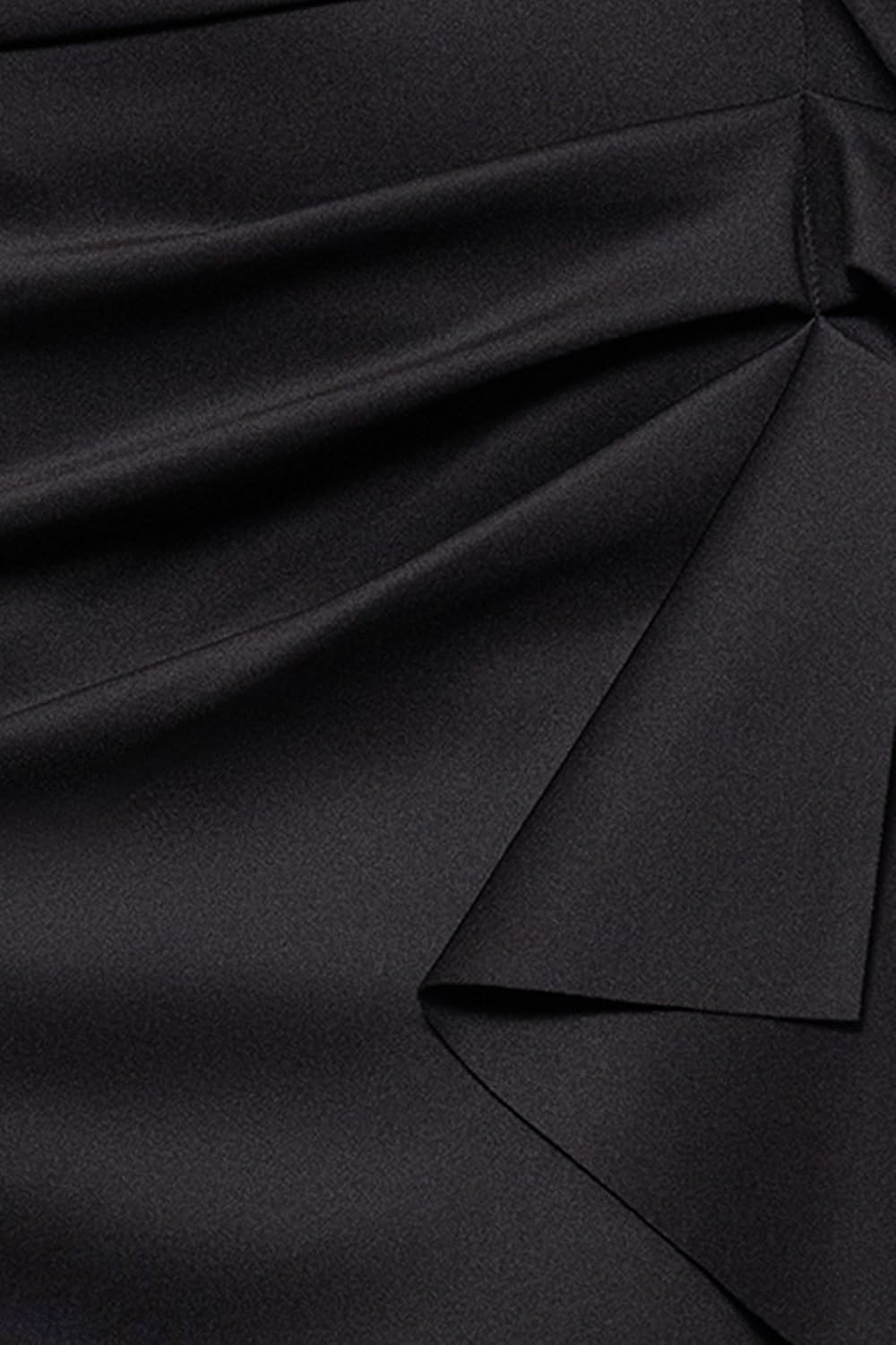 Xscape Women's Long 3/4 Sleeve V-Neck Side Ruched Gown (Reg and Petite) - Image 5