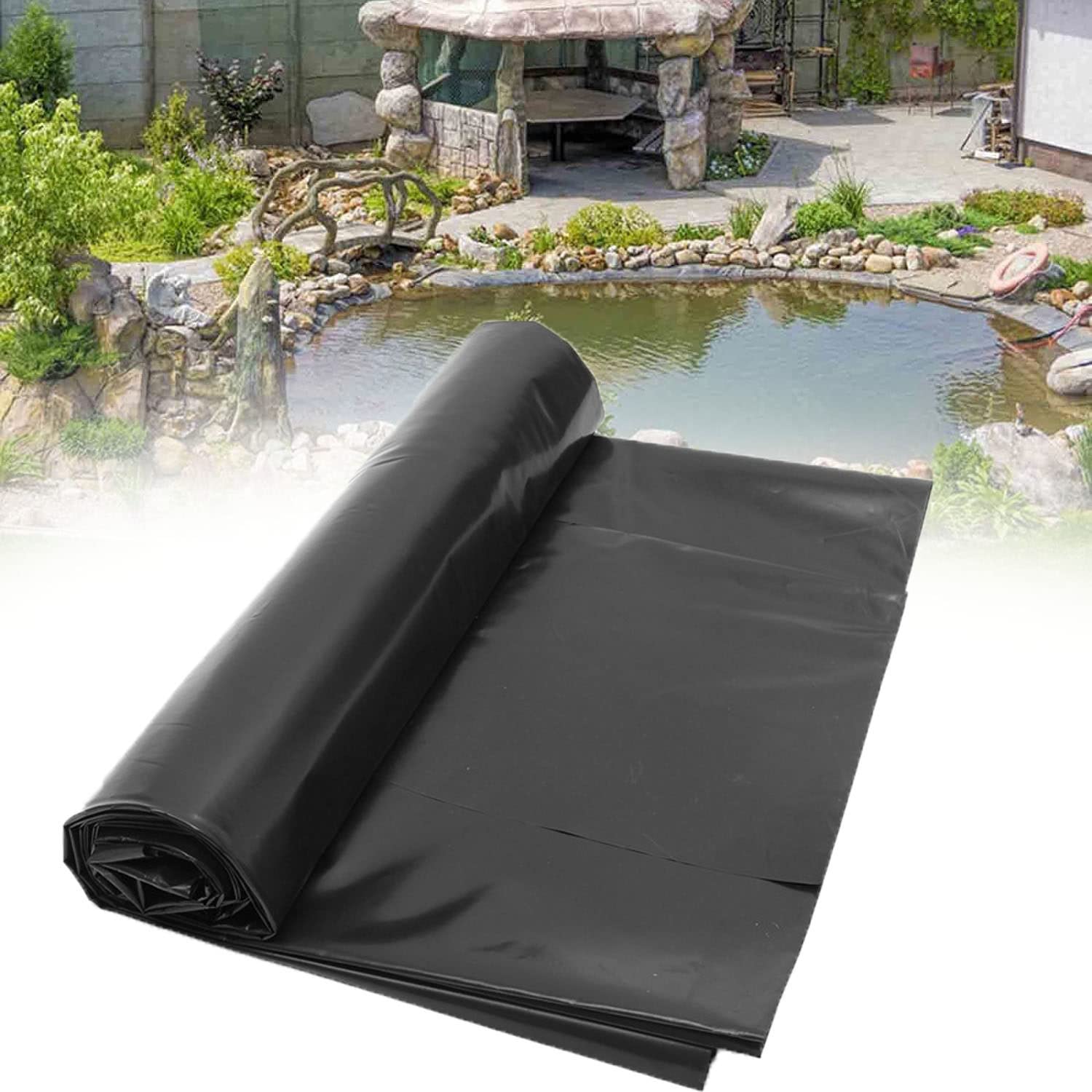 Doublure de bassin 4x4 m contre les fuites d'eau des étangs de Koi