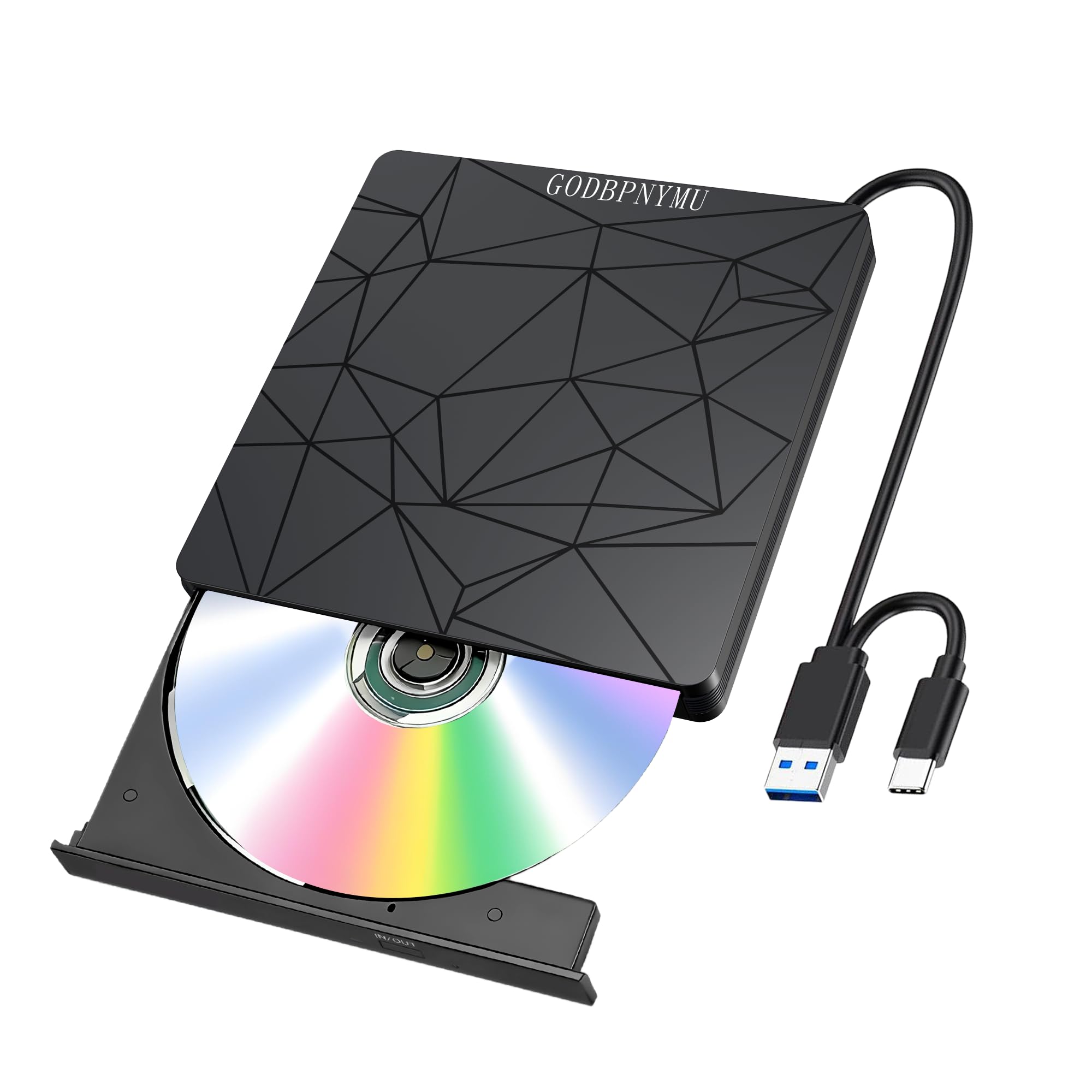 External DVD Drive USB 3.0 USB-C CD Burner CD/DVD Player