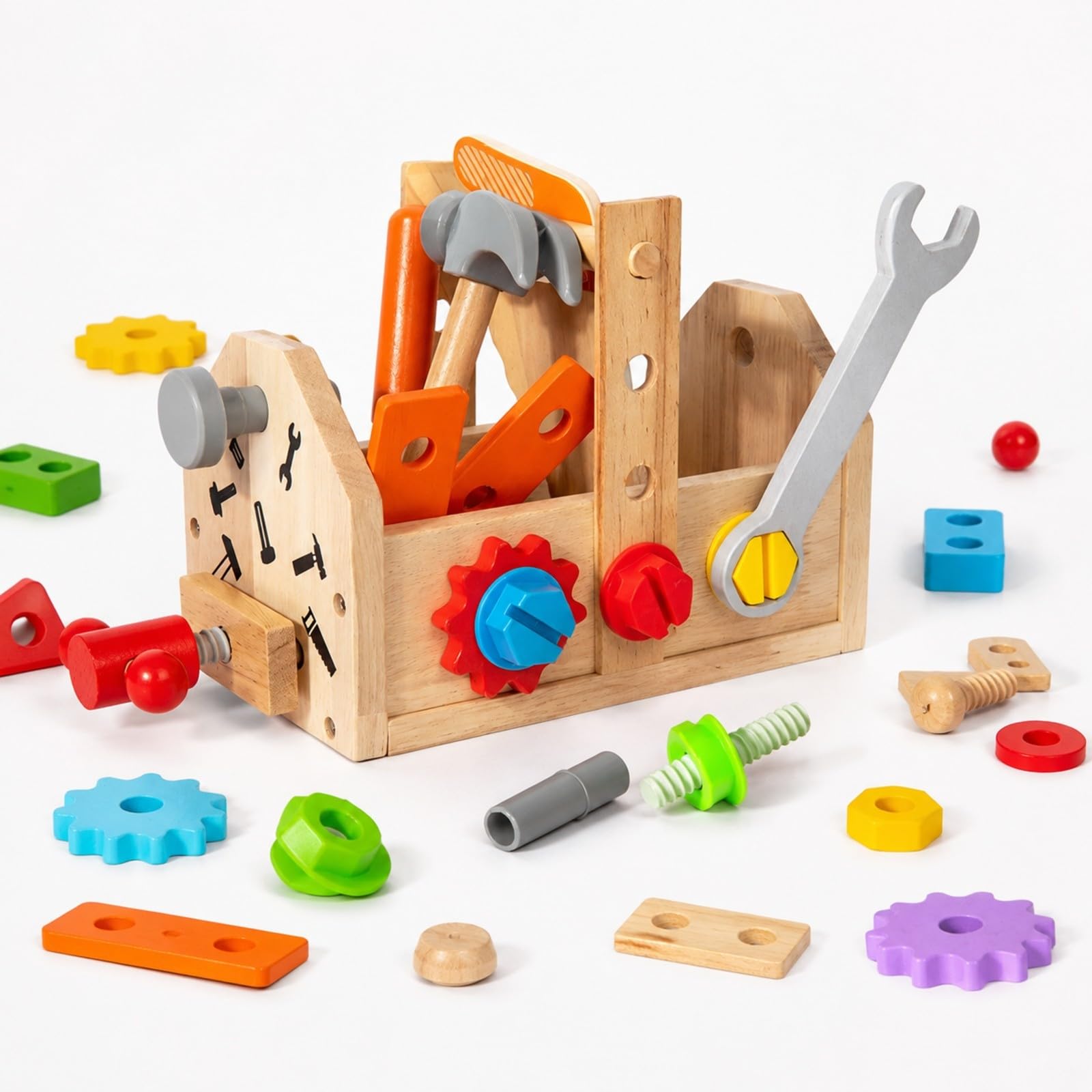 Boîte à Jeu Établi Jeu Montage Démontage en Bois Non Toxique Bricolage s, Maternelle