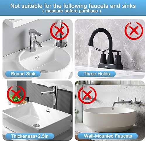 Miniatura 9 de Protector contra salpicaduras para fregadero de cocina, alfombrilla de silicona de 24 pulgadas para protectores de fregadero de cocina, bandeja