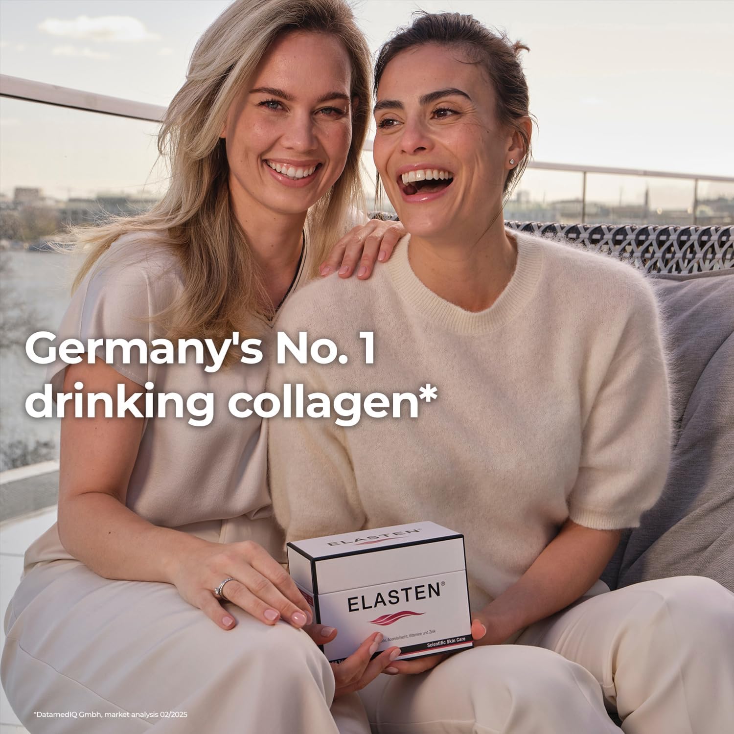 ELASTEN Clinically Tested Collagen Complex for Radiant Skin from Within – Reduces Fine Lines – Supports Healthy Connective Tissue – 28 Liquid Collagen Ampoules (0.85 fl oz / 25 ml Each)