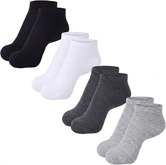 Chicingyou 4 Pairs Winter Silk Liner Socks No Show Socks