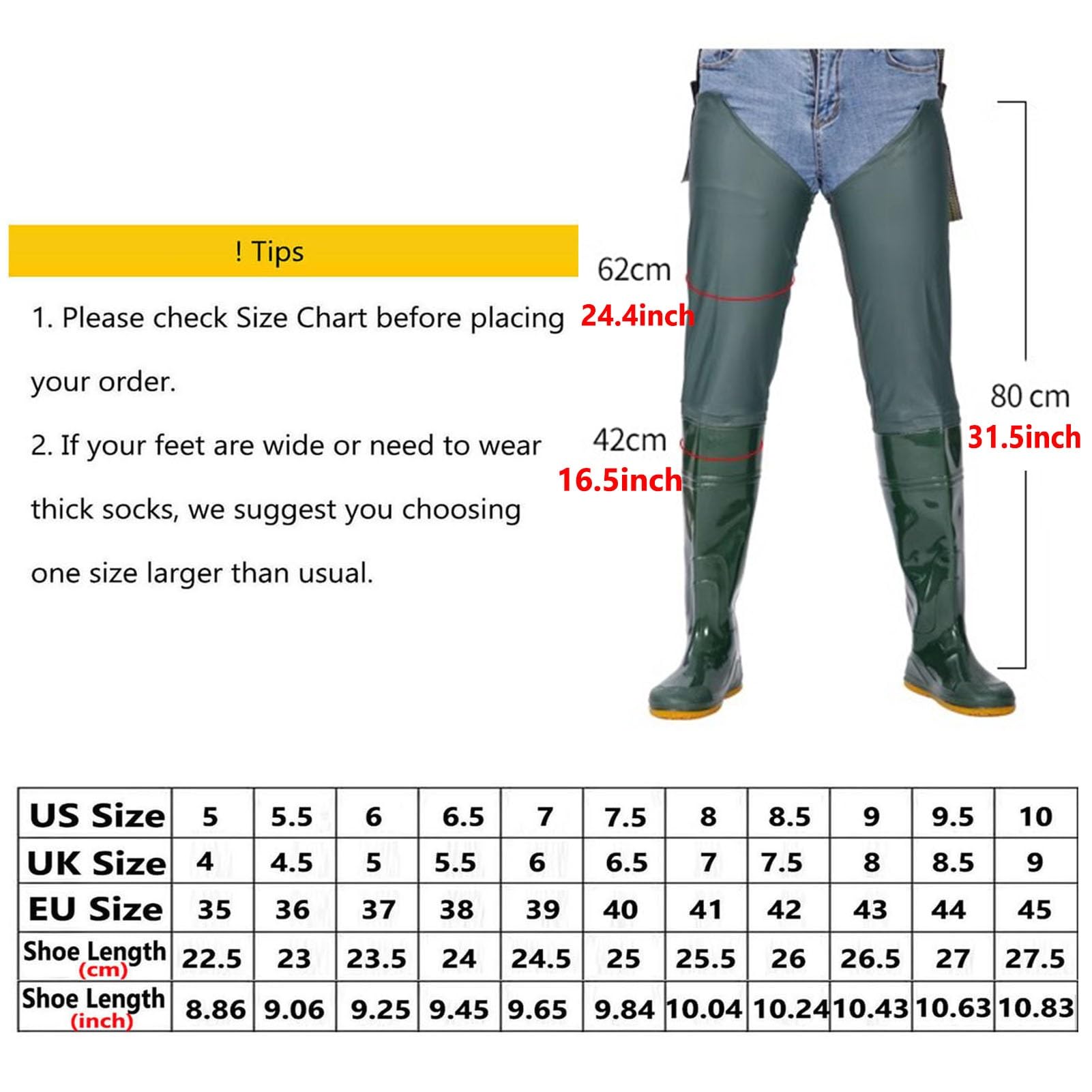 Vadeadores Botas Botas De Pesca con Mosca para Hombres Y Mujeres, Ligeras Y Suaves, Impermeables, con Suela con Tacos para Pescar En El Barro del Estanque