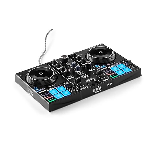 Hercules DJControl Inpulse 200 MK3 – Ideal DJ Controller to Start DJing – Software and Tutorials Included – Spotify and Apple Music streaming with Serato DJ Lite