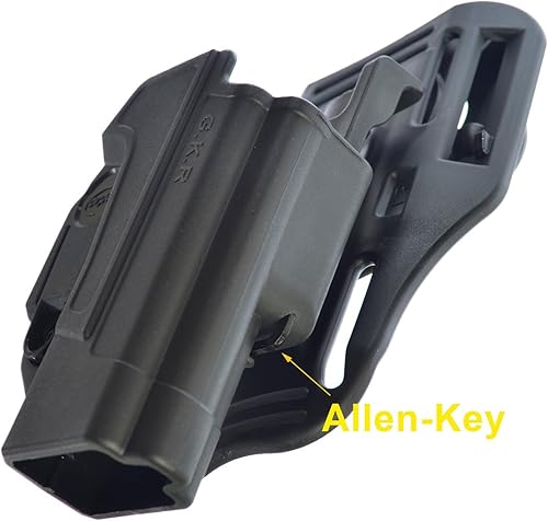 Miniatura 4 de Orpaz Defense - Accesorio para cinturón Lowride + funda táctica de seguridad para liberación de pulgar, ajuste de tención para Glock