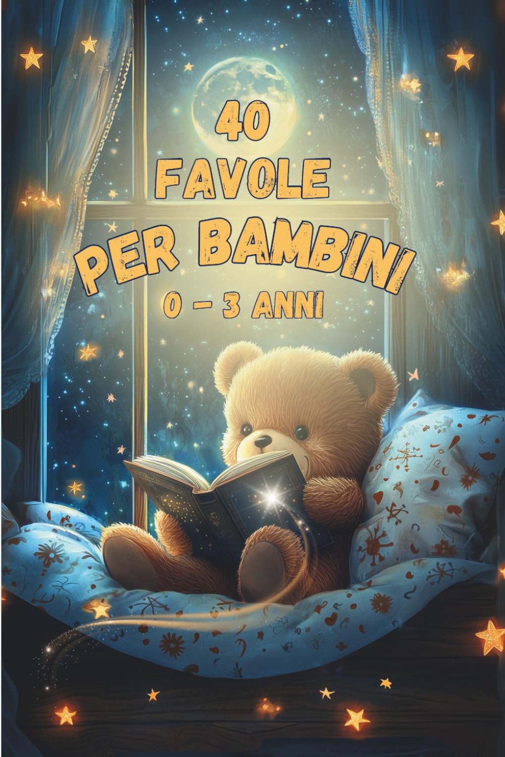 Favole Per Bambini 0-3 Anni: 40 Dolci Storie Di 5 Minuti Illustrate a Colori — Racconti Brevi Per Sogni Sereni