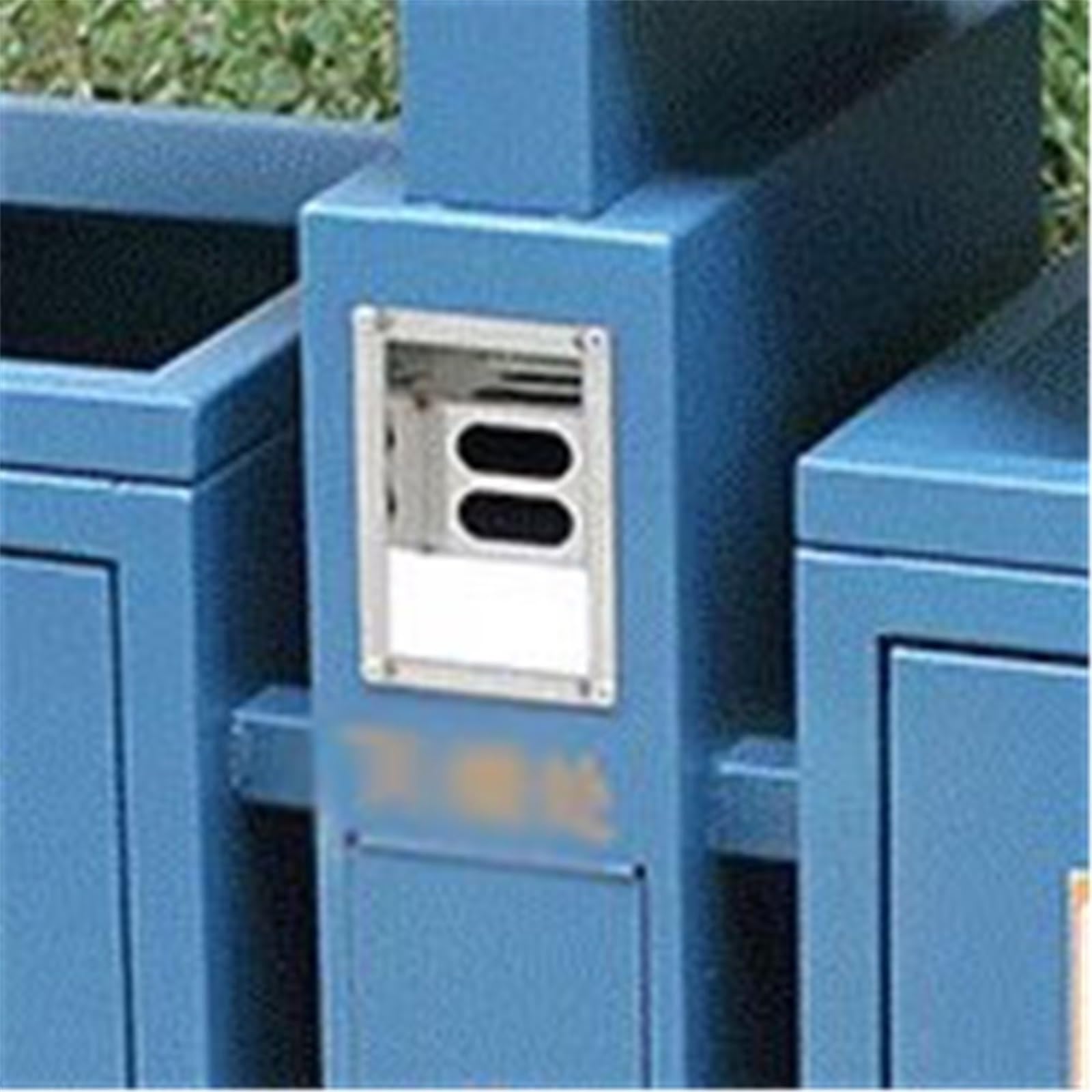 Papelera de Reciclaje Puede ser un Cubo de Basura Fijo, Cubo de Basura de Metal de Doble Caja