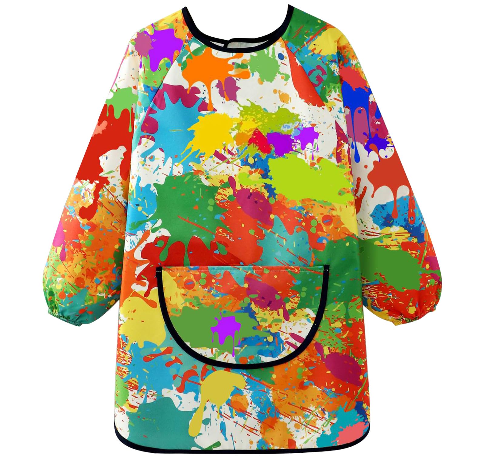 WULIQIUQIU Kids Art Smock Long Sleeve Smocks Waterproof Artist Painting Apron for Children Graffiti XL