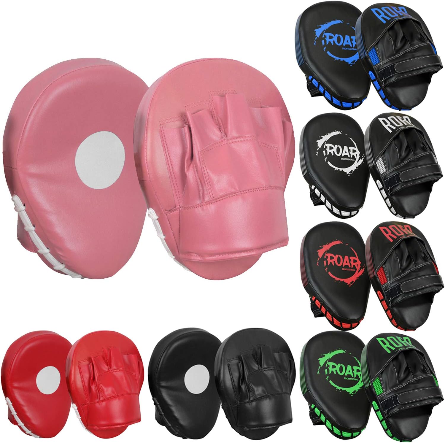 Curved Focus Mitts Punching Training Pad Hook and Jab Strike Kick Pads Muay Thai