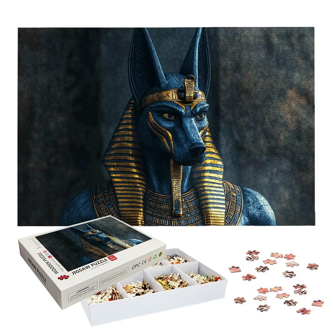 Puzzle 1500 Pièces Adultes, Puzzle 1500 Pieces Anubis, Cadeau Femme -2166