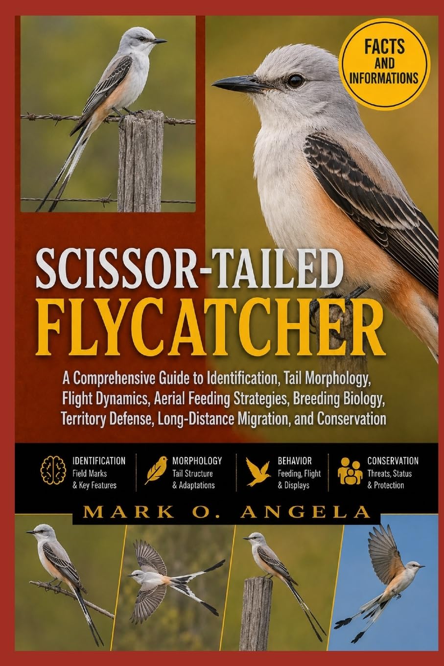 SCISSOR-TAILED FLYCATCHER: A Comprehensive Guide to Identification, Tail Morphology, Flight Dynamics, Aerial Feeding Strategies, Breeding Biology, ... Long-Distance Migration, and Conservation