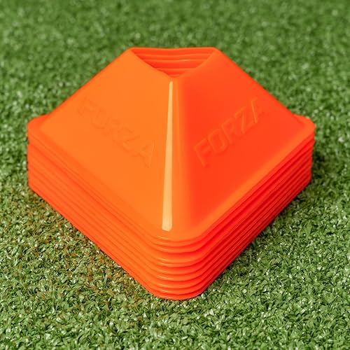 Miniatura 9 de FORZA Mini conos de entrenamiento de 2 pulgadas, paquete de 40 unidades, ejercicios y entrenamiento, multideporte, fútbol, hockey, entrenamiento de