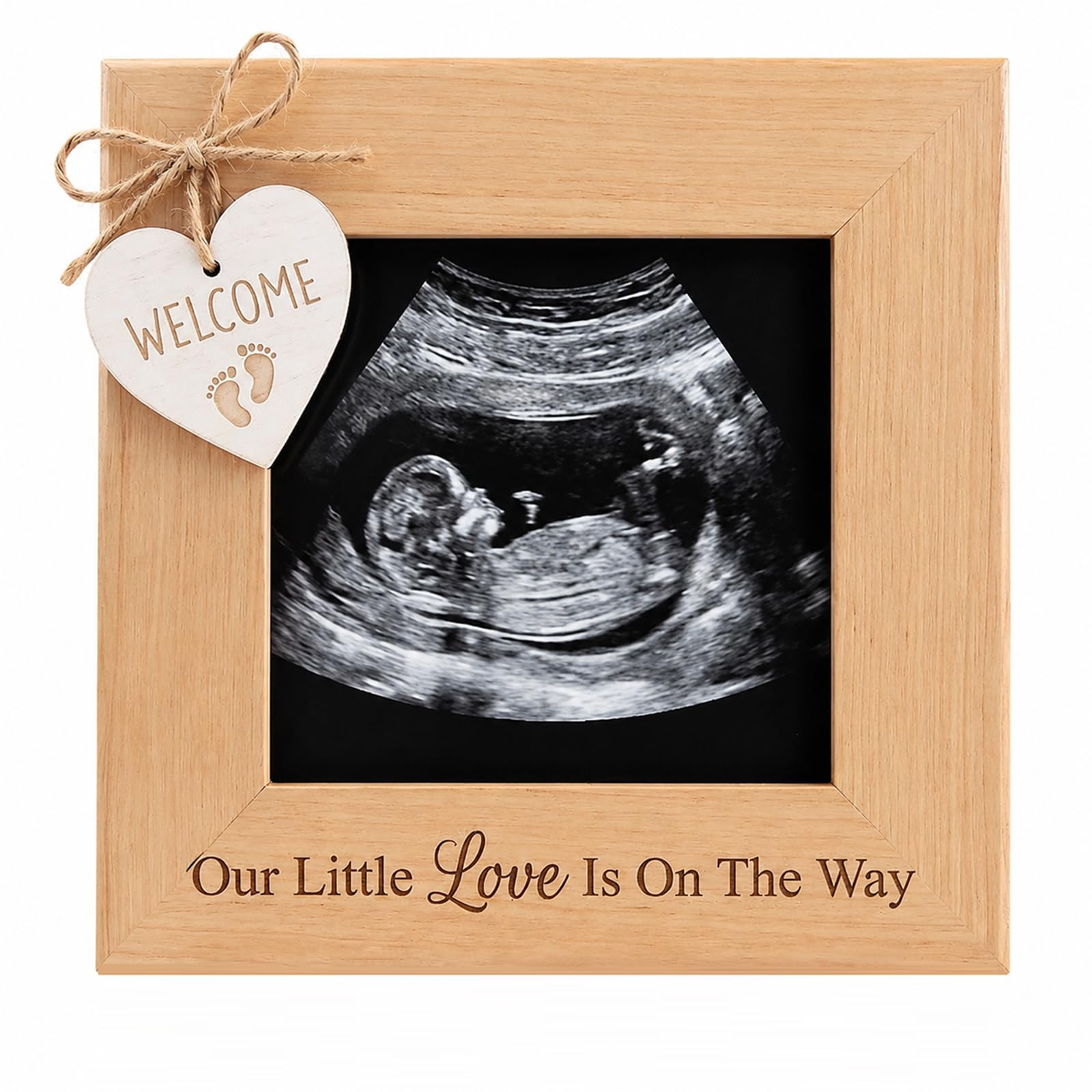 Baby Scan Photo Frames, Little Love Is on the Way Pregnancy Announcement