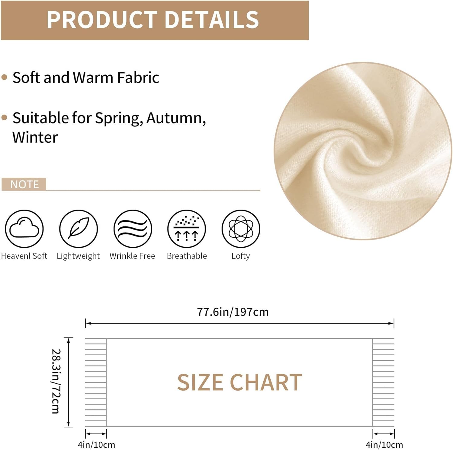 Custom Scarfs For Women Personalized Winter Scarf Design Your Own photo/Text Warm and Soft Scarf Customized Gifts - Image 7