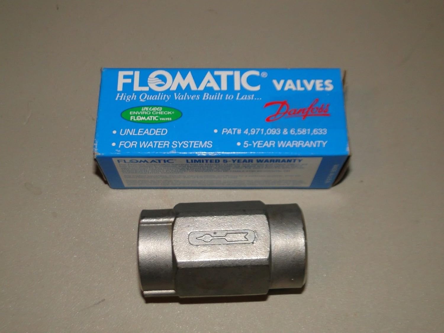 STAINLESS STEEL 1 1/4"(1.25) CHECK VALVE for WATER WELL PUMP Pressure TANK FLOMATIC 4202SS2