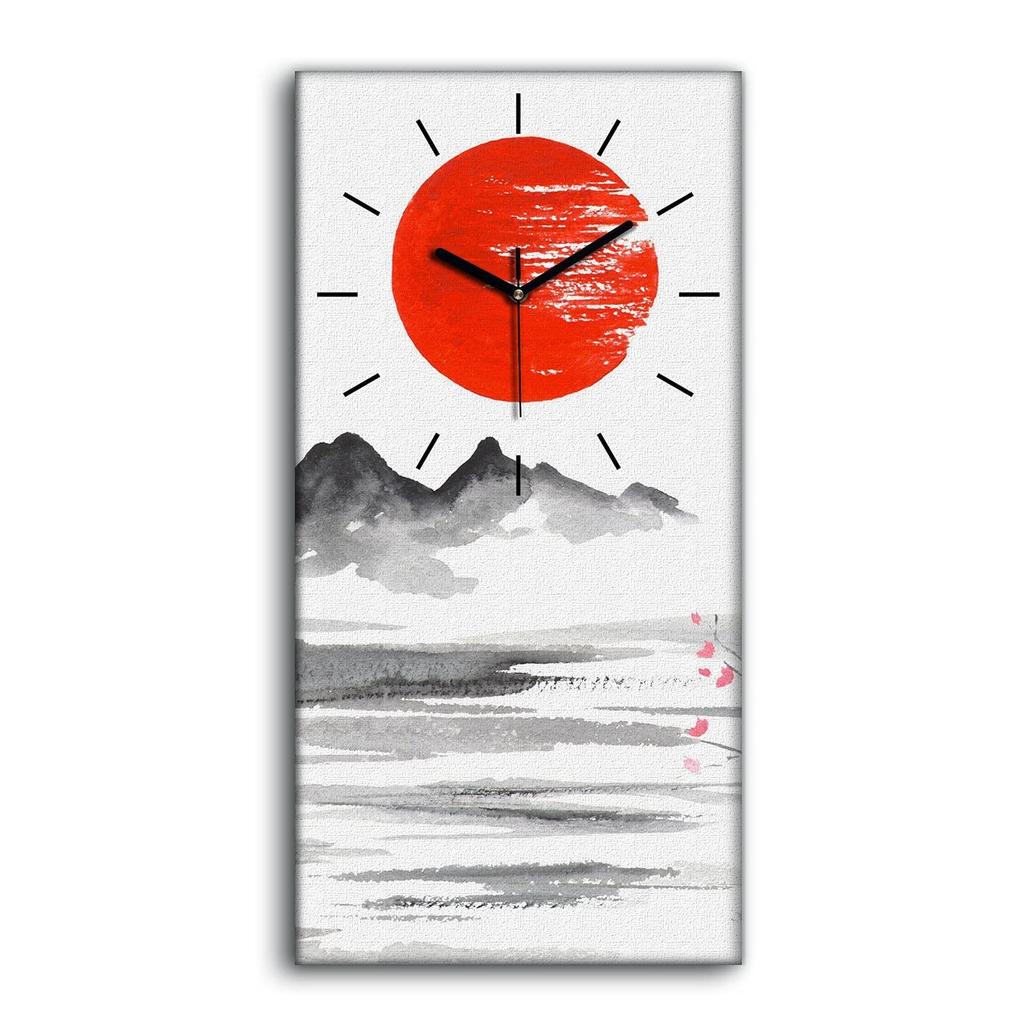 Horloge sur Toile Silencieuse sans Tic-Tac pour Retrouver le Sommeil 30x60