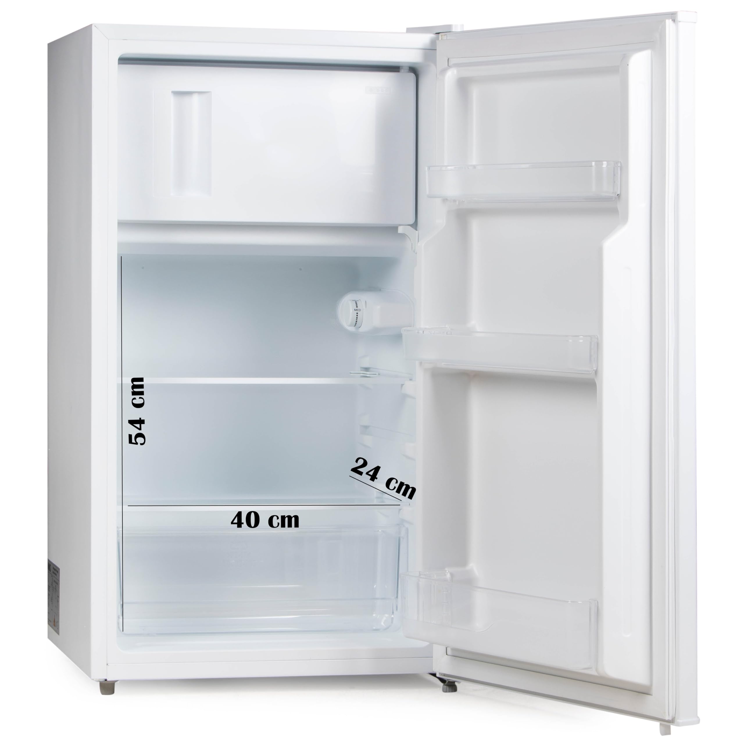 PRIMO PR144FR Réfrigérateur Congélateur Table Top - 80L - E - Blanc