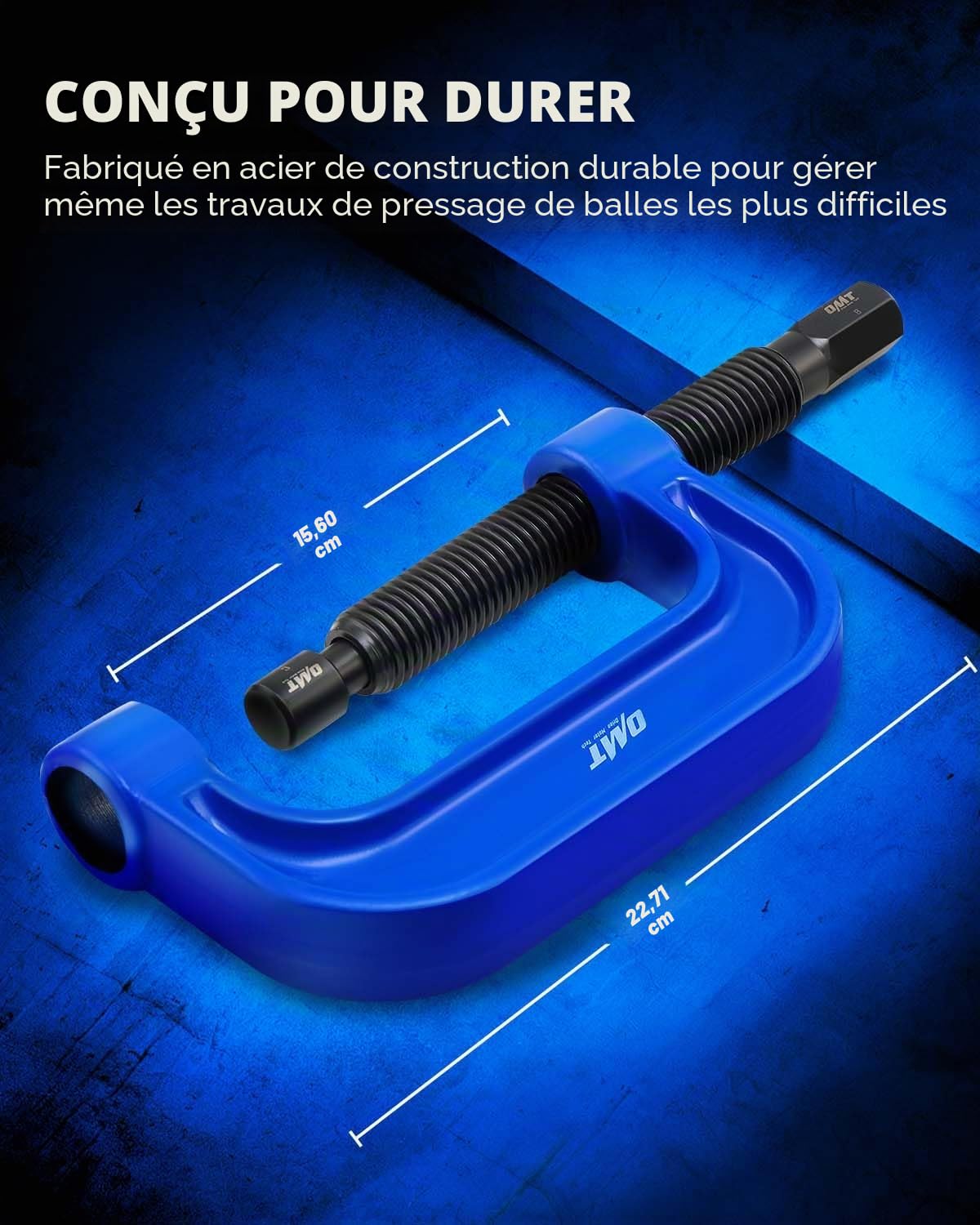 Orion Motor Tech Coffret Extracteur de Rotule Professionnel, Kit Arrache-Rotule Robuste avec Adaptateurs 4x4, Presse pour Joint à Rotule, Cardan et Douille pour Véhicules 2WD & 4WD et Camionnettes